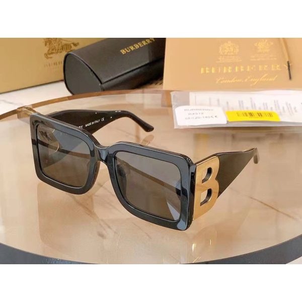 Burberry B Motif Square Frame Sunglasses