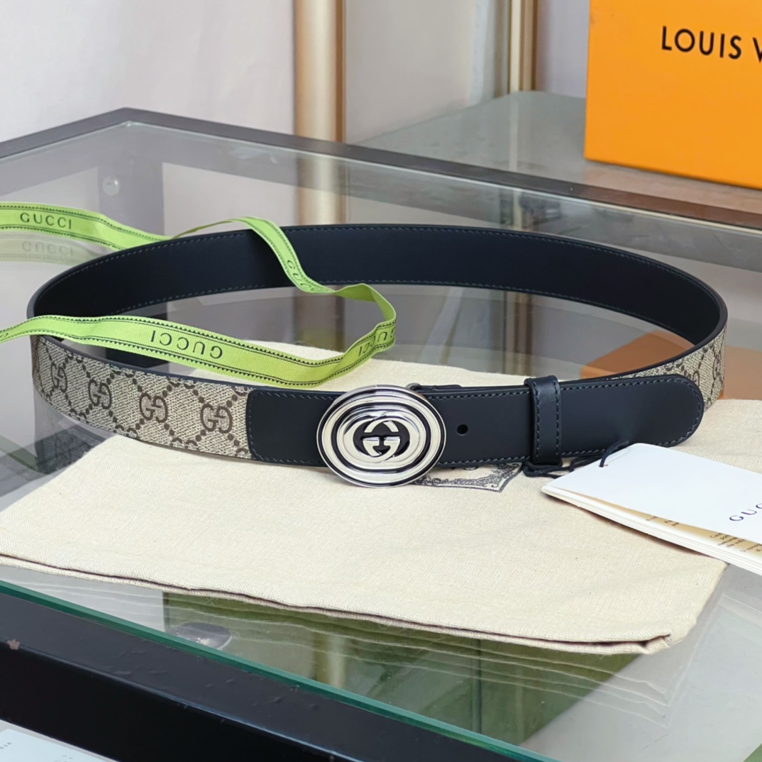 Gucci Belt With Interlocking G Oval Buckle Greece Outlet Louis Vuitton Chanel Jordan x Nike x air force YSL