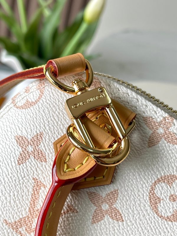 (Version) NANO ALMA handbag m46895 82717 white flowerThis Nano Alma - Image 7