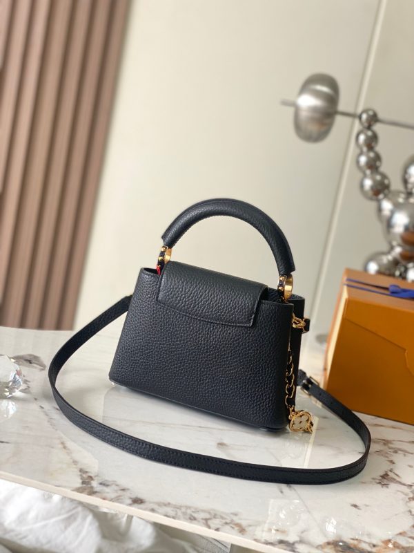(Version) Premium M23951 Black with White Gold Upgraded Hardware Ca - Image 4