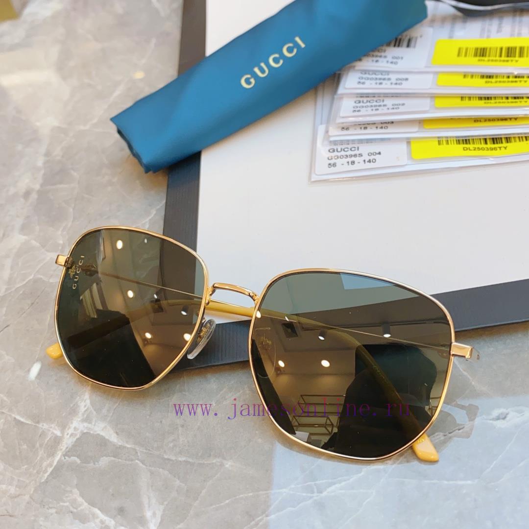 Gucci's new sunglasses MODELGG0396S, SIZE56 mouth 18-14052ehn0bv - Image 2