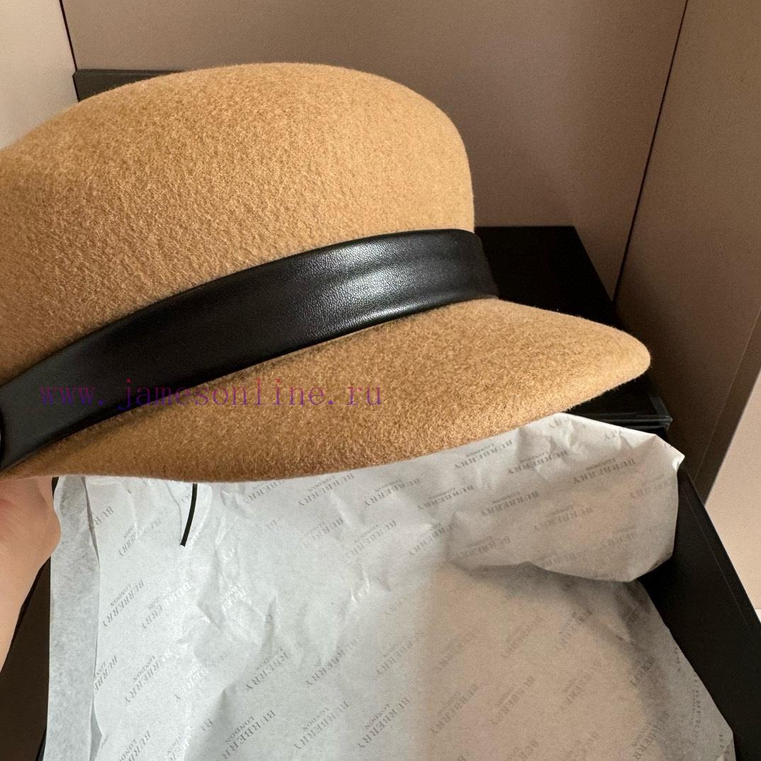GucciGucci2024 Autumn/Winter New Wool Military Hat, 100% Wool ? Fabric head circumference 57cp0xl6ud - Image 6