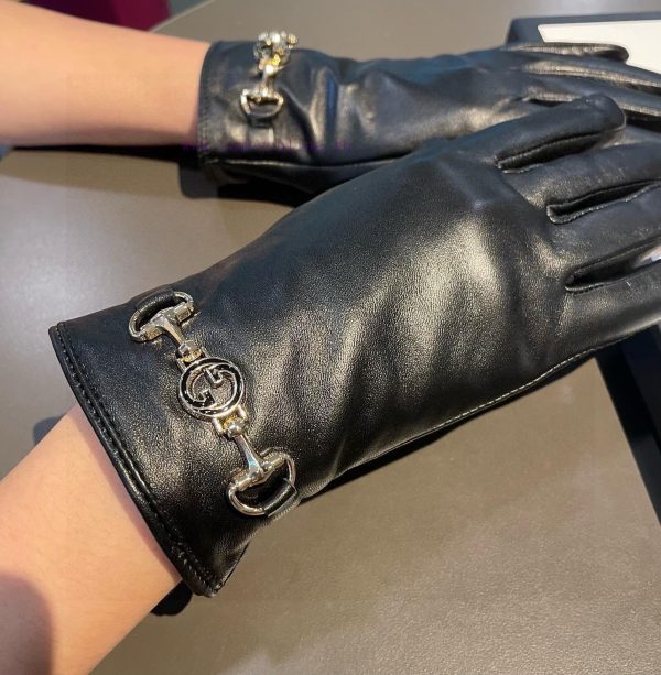 2023 New First Release Touchscreen Gloves GucciGucci New High end Sheepskin Gloves Goddess J5mjuluoe - Image 3