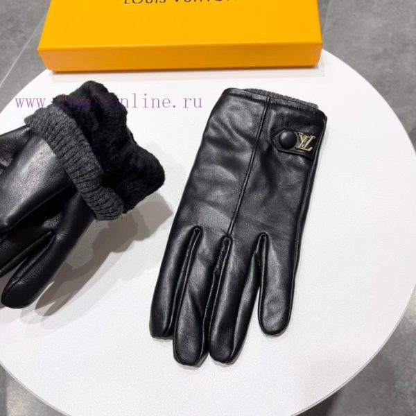 2023 new model debut ‼ Touch screen gloves men's gloves LV Louis Vuitton men's official webs0sjhupel - Image 5