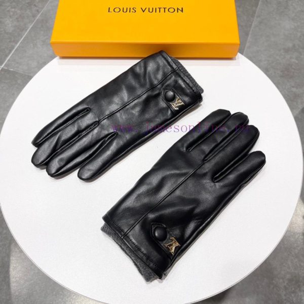 2023 new model debut ‼ Touch screen gloves men's gloves LV Louis Vuitton men's official webs0sjhupel - Image 9