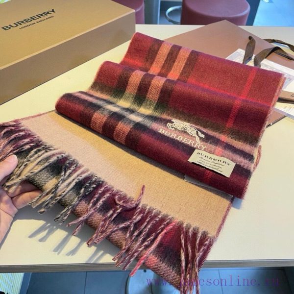 The classic design of the popular double faced cashmere is perfect, and the looming Burberryj9ithlhe - Image 5