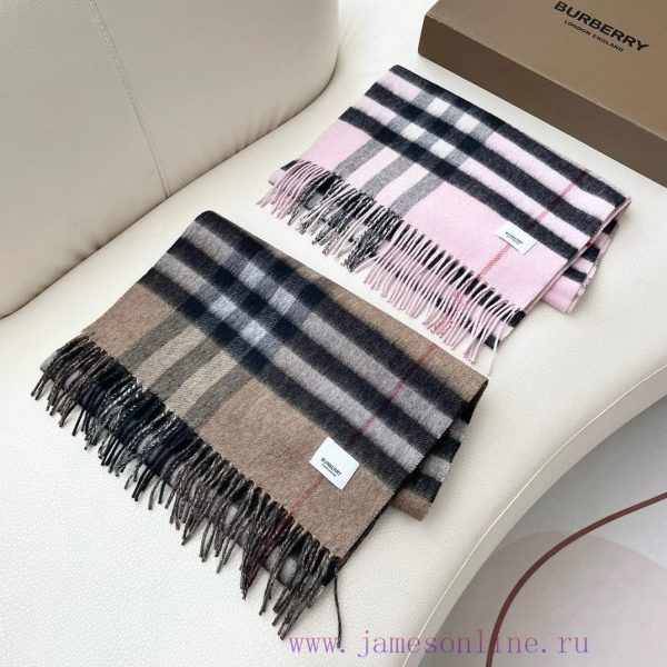 Burberry scarf, a super gentle and stylish double-sided design for both men and women's welfht1nmq4c - Image 3