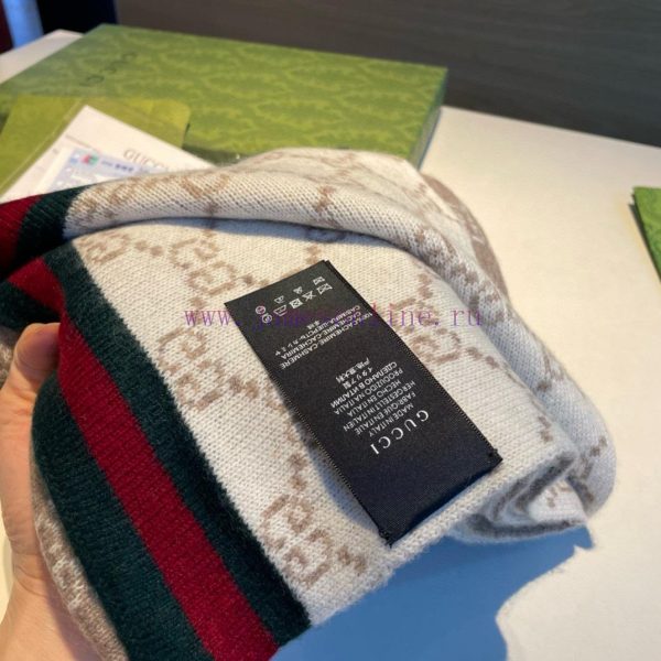 Gucci！！ New Knitted Scarf! A low-key luxury scarf with exquisite softness, elite and expert jl5wg55l - Image 9