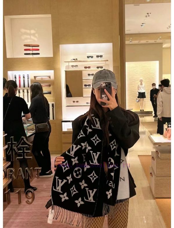 ️ Donkey brand essential double-sided presbyopia wool scarf~The presbyopia element is reallybb918q1m
