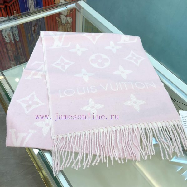 ️   ESSENTIAL2 scarf with jacquard weave patternSize 186x34cm 100% combed woolThe LV ESSENTIq56xlle9 - Image 3