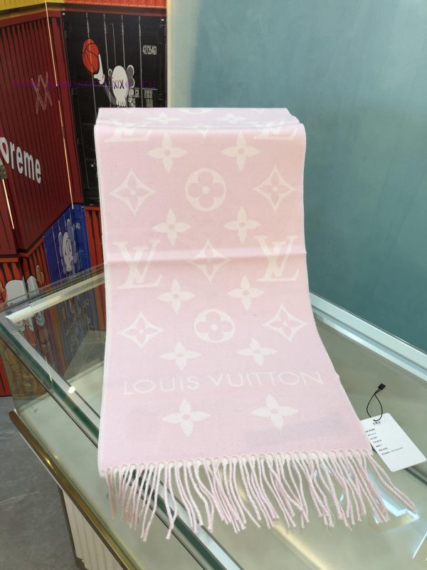 ️   ESSENTIAL2 scarf with jacquard weave patternSize 186x34cm 100% combed woolThe LV ESSENTIq56xlle9 - Image 6