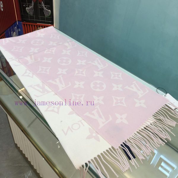 ️   ESSENTIAL2 scarf with jacquard weave patternSize 186x34cm 100% combed woolThe LV ESSENTIq56xlle9 - Image 8