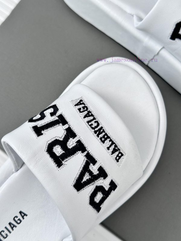 Balenciaga | Balenciaga 24SSpring and summer new thick soled slippersThe correct original vey1asmzhr - Image 8