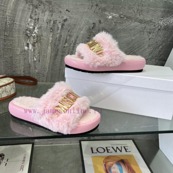 Moschino Mao Mao Slippers ️️ High end Lazy Slippers Released Across the Internet ?  Elegant e42uylp4 - Image 8