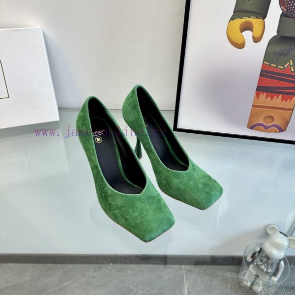 ???????Balmain ?????? Square headed wine glasses, custom-made shoesThis colored leather winex2r00bbc - Image 3