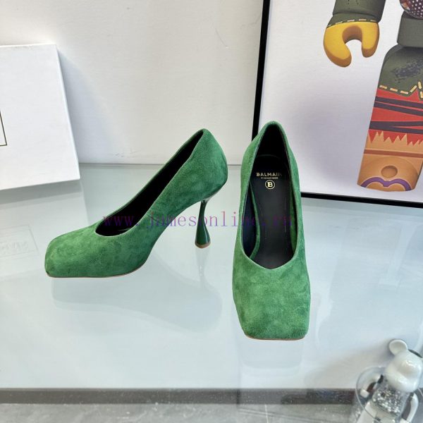 ???????Balmain ?????? Square headed wine glasses, custom-made shoesThis colored leather winex2r00bbc - Image 4
