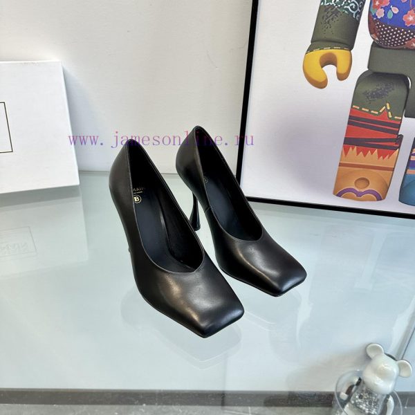 ???????Balmain ?????? Square headed wine glasses, custom-made shoesThis colored leather winewlaybkvc - Image 3