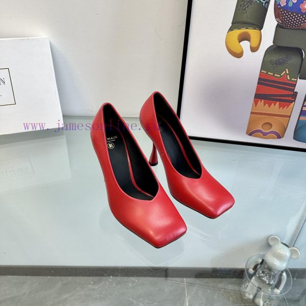 ???????Balmain ?????? Square headed wine glasses, custom-made shoesThis colored leather wine8m75eqha - Image 3