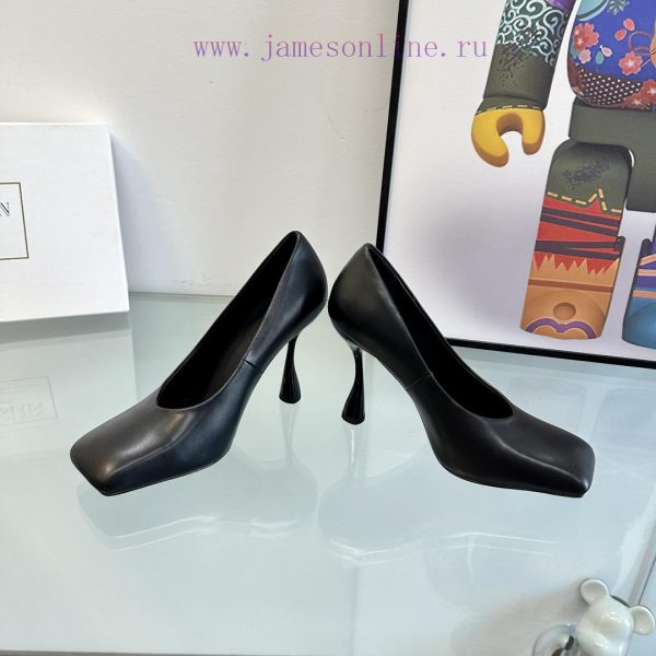 ???????Balmain ?????? Square headed wine glasses, custom-made shoesThis colored leather winewlaybkvc - Image 4