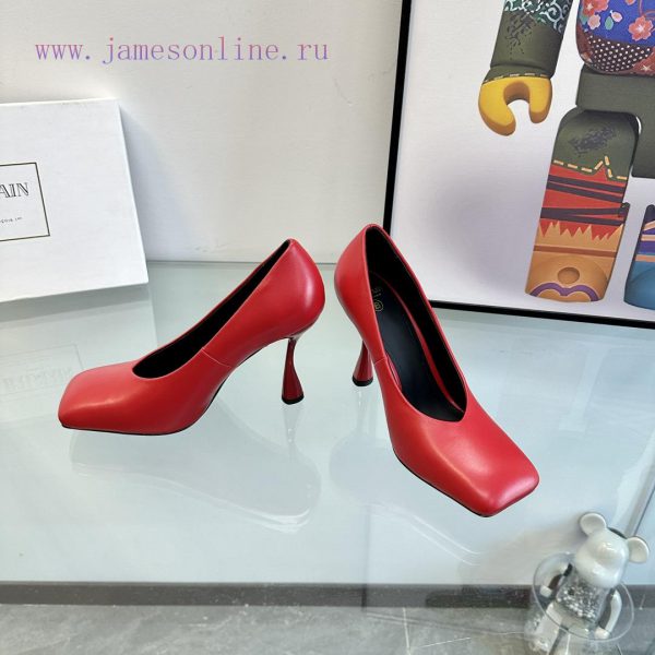 ???????Balmain ?????? Square headed wine glasses, custom-made shoesThis colored leather wine8m75eqha - Image 4