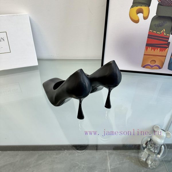 ???????Balmain ?????? Square headed wine glasses, custom-made shoesThis colored leather winewlaybkvc - Image 6