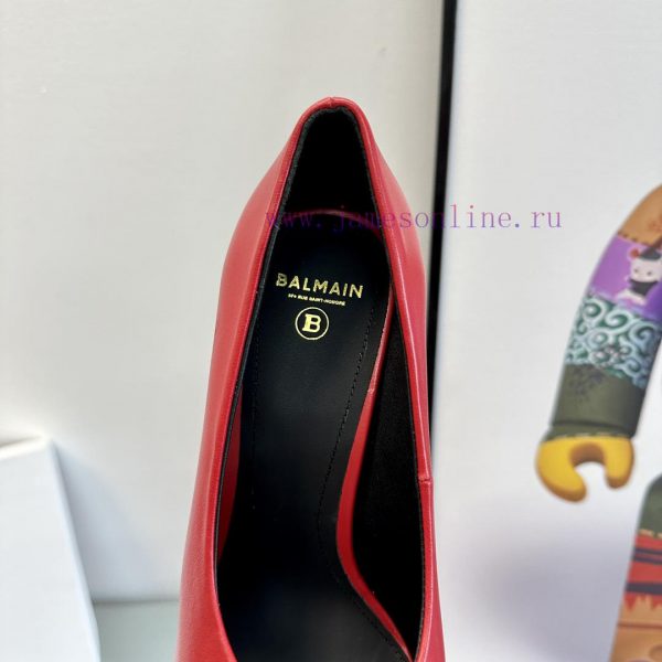???????Balmain ?????? Square headed wine glasses, custom-made shoesThis colored leather wine8m75eqha - Image 8