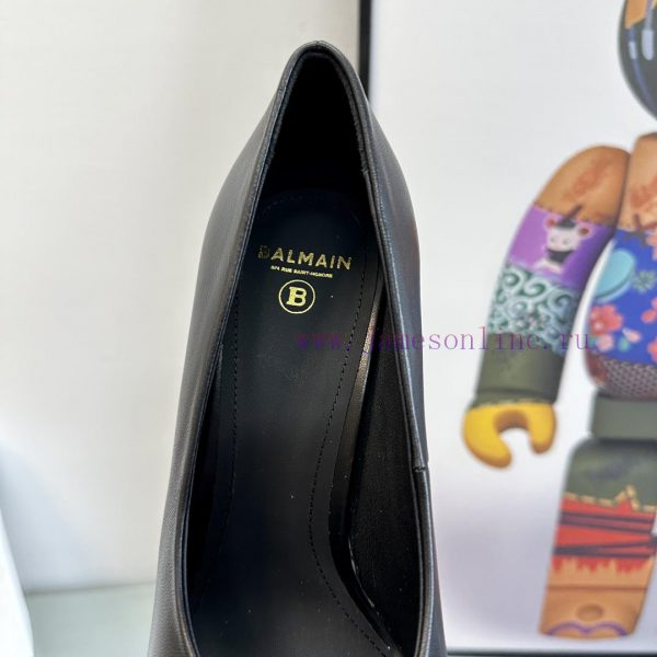 ???????Balmain ?????? Square headed wine glasses, custom-made shoesThis colored leather winewlaybkvc - Image 8