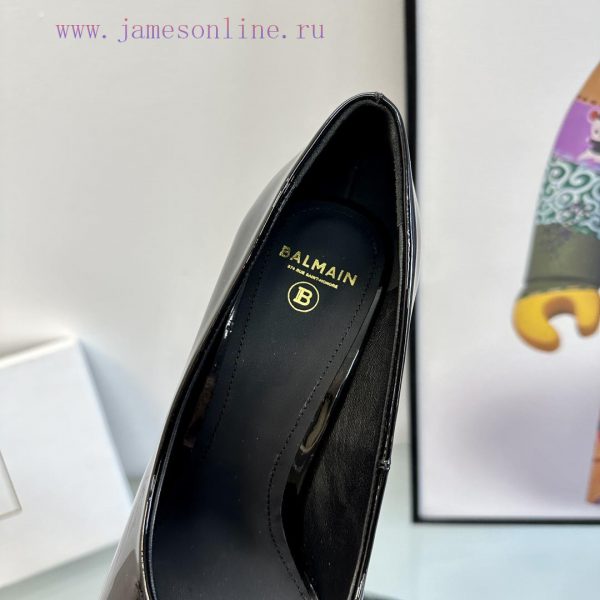 ???????Balmain ?????? Square headed wine glasses, custom-made shoesThis colored leather wine4xj46x6a - Image 7