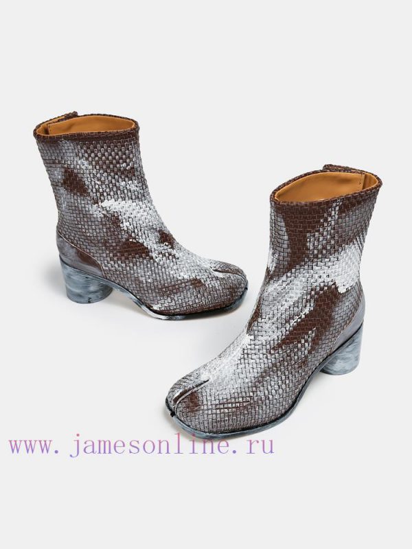 Maison Margiela 24 Early Spring New Knitted 6cm Split Toe Short Boots, Original One to One C5gz1yd5d - Image 4