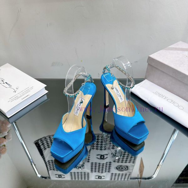 ? Jimmy Choo ? Classic waterproof platform high-heeled sandals——————————Our JC family alway55hqh9m0 - Image 4