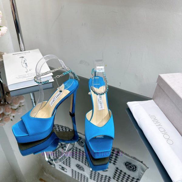 ? Jimmy Choo ? Classic waterproof platform high-heeled sandals——————————Our JC family alway55hqh9m0 - Image 5