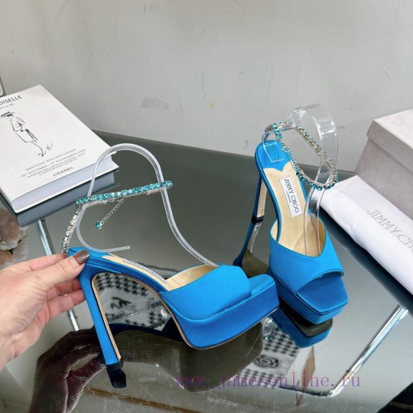? Jimmy Choo ? Classic waterproof platform high-heeled sandals——————————Our JC family alway55hqh9m0 - Image 7