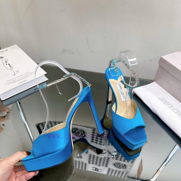 ? Jimmy Choo ? Classic waterproof platform high-heeled sandals——————————Our JC family alway55hqh9m0 - Image 8