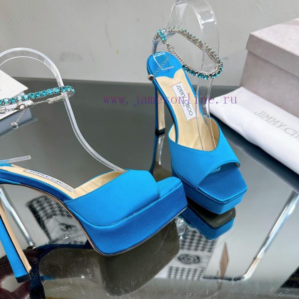 ? Jimmy Choo ? Classic waterproof platform high-heeled sandals——————————Our JC family alway55hqh9m0 - Image 9