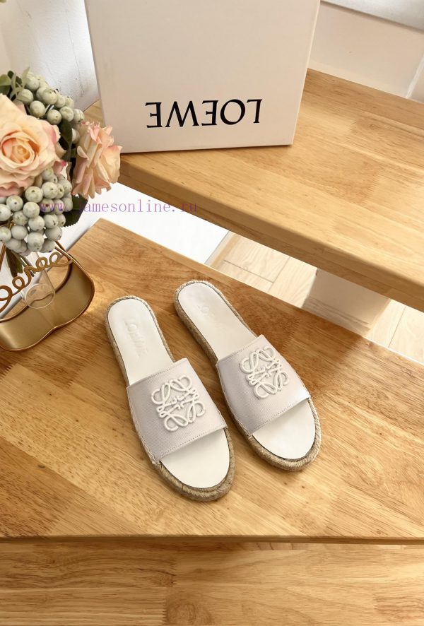 ~LOEWE purchasing grade 2024 early spring new slippers fisherman shoes, comfortable, lightwesjt9pcgf - Image 3