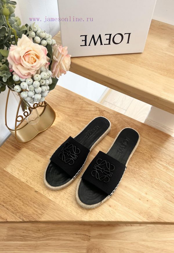 ~LOEWE purchasing grade 2024 early spring new slippers fisherman shoes, comfortable, lightwemfyd4grp - Image 4