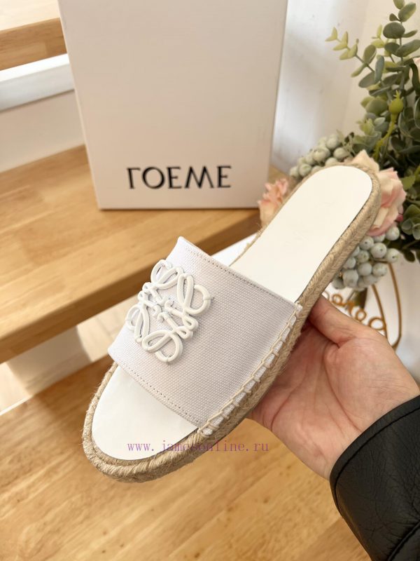 ~LOEWE purchasing grade 2024 early spring new slippers fisherman shoes, comfortable, lightwesjt9pcgf - Image 7