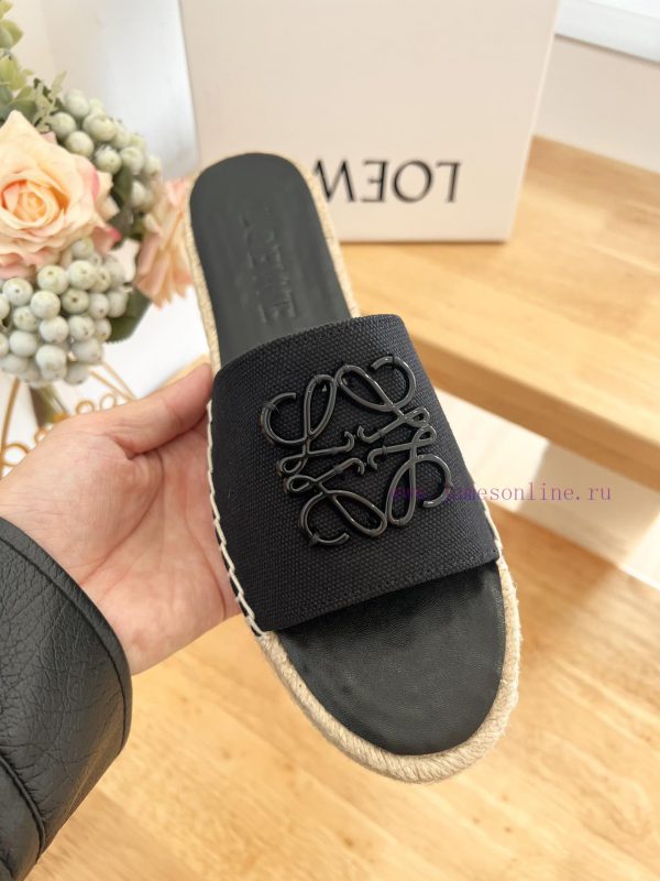 ~LOEWE purchasing grade 2024 early spring new slippers fisherman shoes, comfortable, lightwemfyd4grp - Image 9
