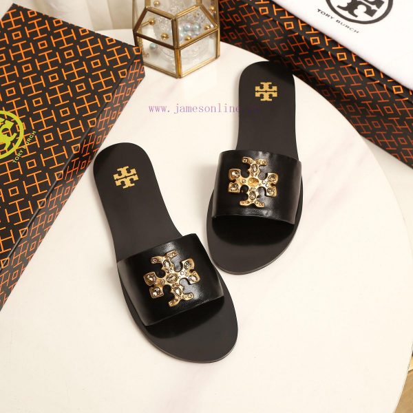 19818-2 Toribechi Flat Dragged Sandals, made of cowhide fabric, available in black, burgundy2b92ghqn - Image 7