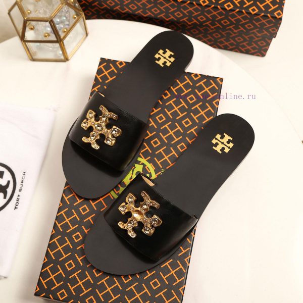 19818-2 Toribechi Flat Dragged Sandals, made of cowhide fabric, available in black, burgundy2b92ghqn - Image 10