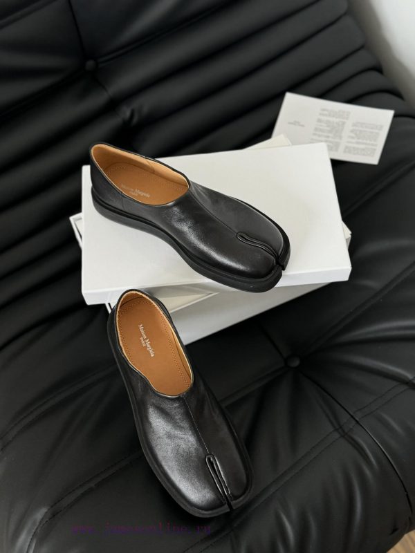 High quality Maison Margiela MM6 split toe shoes Tabi Italian vegetable tanned sheepskinFor h29tg02u - Image 10
