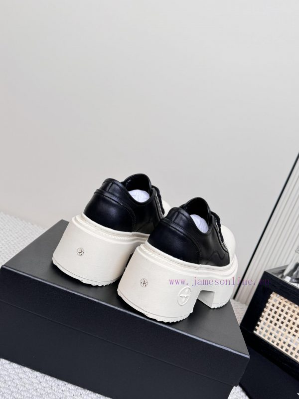 SMFK China-Chic Tide's latest popular cross flower big head thick soled derby shoesVersatileh8z2tc4t - Image 6
