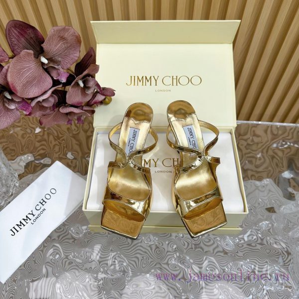 2024 SSJIMMY CHOO Dinner High Heel Sandals/Single Shoes——————————Top tierThe Australian poina07ni8gm - Image 3