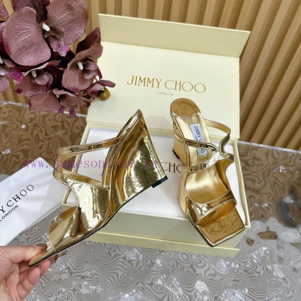 2024 SSJIMMY CHOO Dinner High Heel Sandals/Single Shoes——————————Top tierThe Australian poina07ni8gm - Image 6