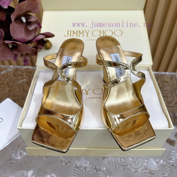 2024 SSJIMMY CHOO Dinner High Heel Sandals/Single Shoes——————————Top tierThe Australian poina07ni8gm - Image 7