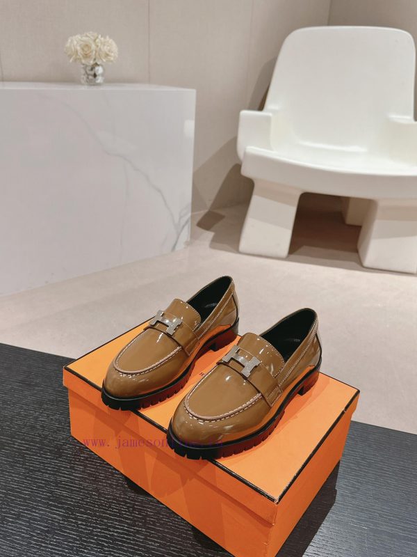 | ²⁰²4 ??  ??H Home SS24 Spring/Summer New Product Small Leather ShoesH family heroMinimaliszqedqpbf