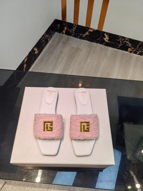 Balmain 2024 Spring/Summer Fashion Flat SlippersBrand Balmain ??????? by French fashion desie4ccpubv