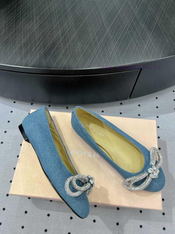 ????&???????? Personalized ballet single shoesFabric denimInner sheepskinLeather soleElegantic8r2yec - Image 6