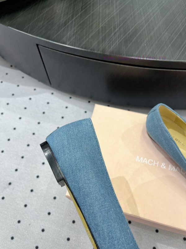 ????&???????? Personalized ballet single shoesFabric denimInner sheepskinLeather soleElegantic8r2yec - Image 7