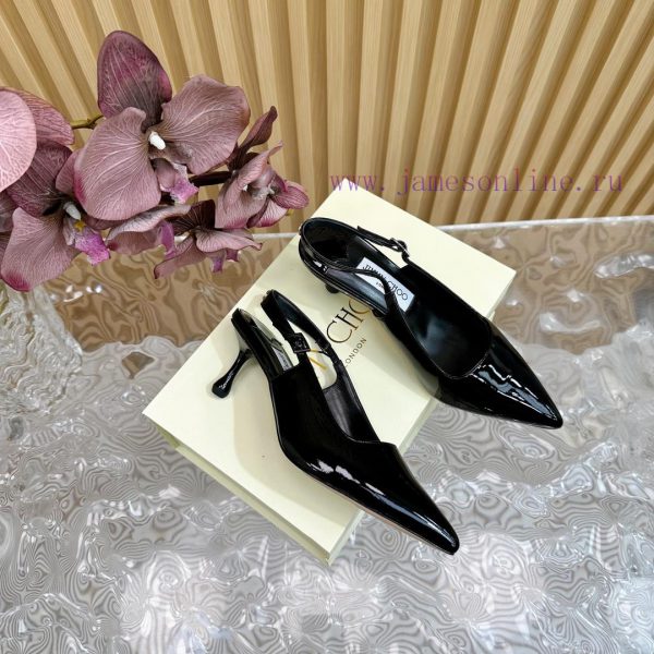 2024 SSJIMMY CHOO Dinner High Heel Sandals/Single Shoes——————————Top tierThe Australian pointiiytjr0